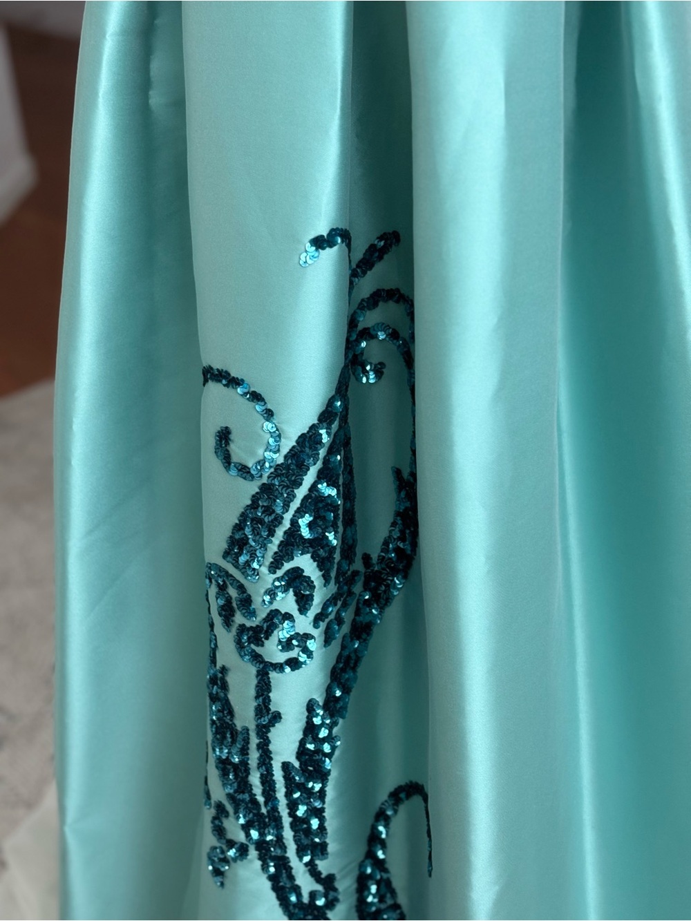 NEW With tags Sachin and Babi SAMIRA Mint Ball Gown SZ 16 Retail $1295 - Picture 6 of 14